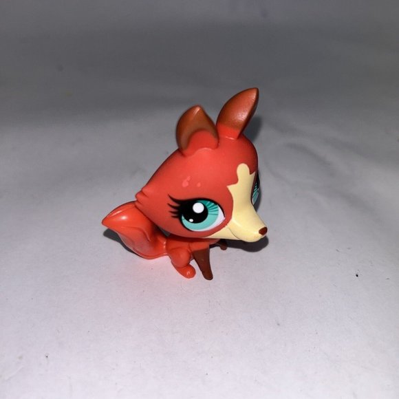 Authentic Littlest Pet Shop FOX #3298 (Red Brown Tan) Bin M - Picture 3 of 5